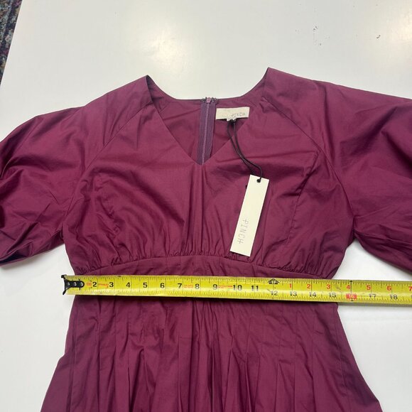 NWT Purple Pinch Pintuck Pleated Mini Dress - Picture 6 of 6